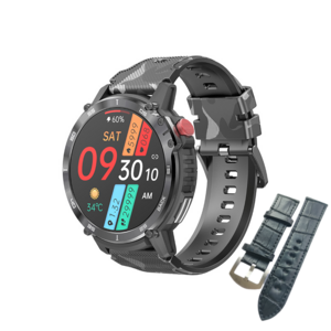 New 1.6 Inch FC22 BT Call Swimming Sport 4GB Music smart watch Men 400mAh Battery C22 3 ATM waterproof smartwatch 2024