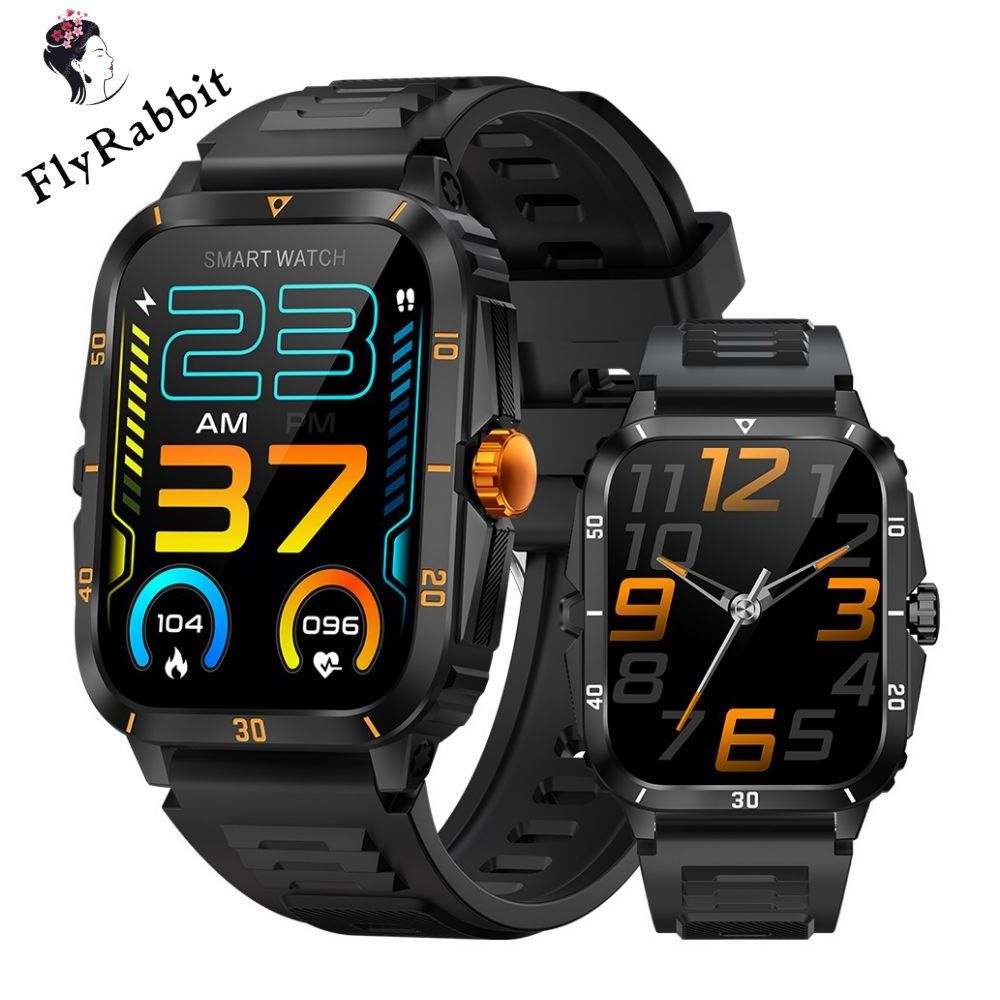 2024 Kt71 2inch Screen 430mAh Ultra-long Battery Life Digital Watches Ip68 3ATM Waterproof Smart Watch Health fitness tracker