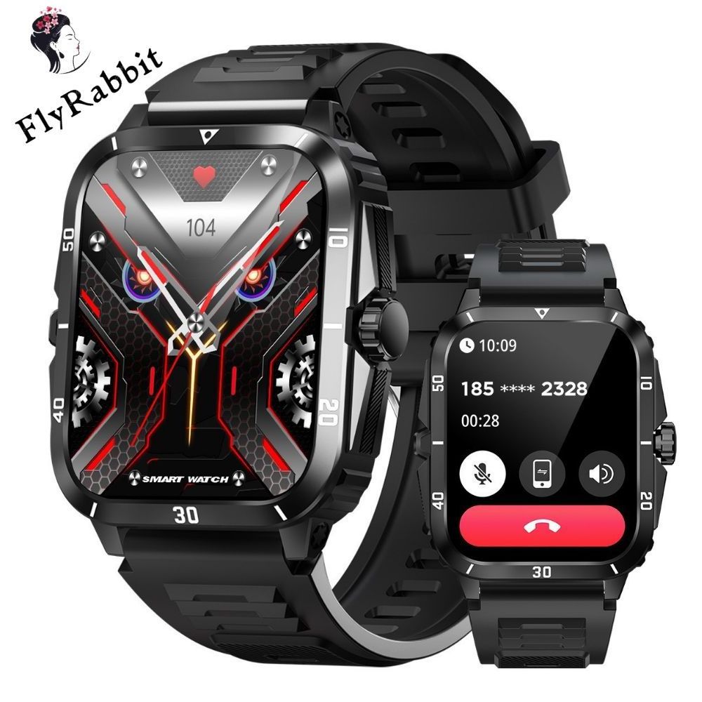 Flyrabbit 2024 Top Sale Fitness Tracker KT71 Reloj Inteligente 3ATM Calling Watch Fashion Cheap Sport Smart Watch for Men Women