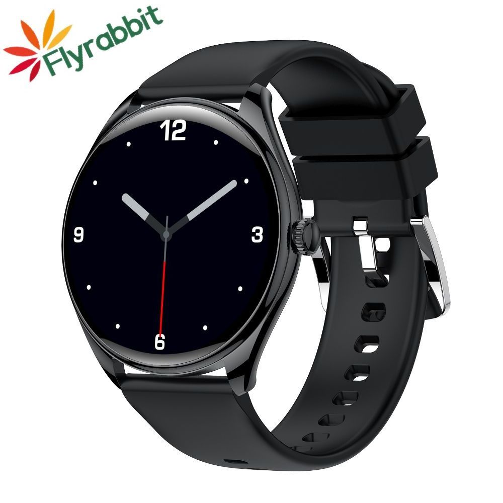 Flyrabbit Smart Watch 1.43 6.8mm ultra-thin AMOLED HD screen MT55 IP68 Waterproof Sport Smartwatch Bt Call Smart Bracelet