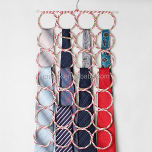 Space-saving hanger / 28 Ring SCARF HOLDER Belt Tie Hanger Closet Organizer / hanging scarf hangers