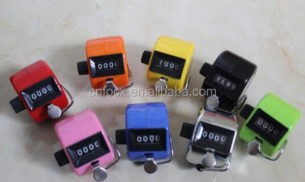 Handheld Manual 4 Digit Number Tally Counter / digital finger tally counter / digital counter clicker