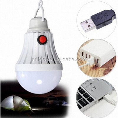 5W Portable Reading Flashlight Lamp / USB Charging LED Night Light Bulb / led mini light bulb lamp