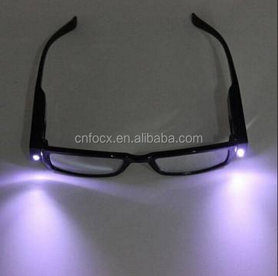 LED Lights Reading Glasses / Night Vision Glasses With Lamp / glasses with led light