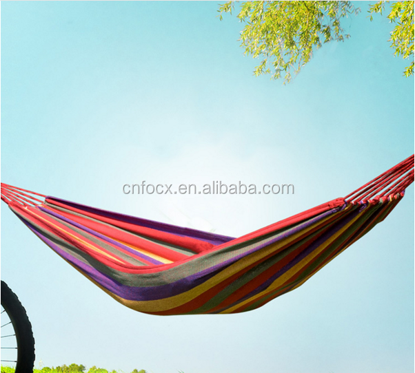 High quality portable camping hammock,canvas hammock,fabric hammock