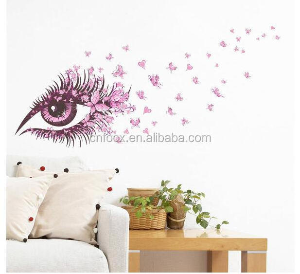 Fairy Girl Eye Wall Sticker / Wall Decal Bedroom / Wall Art sticker