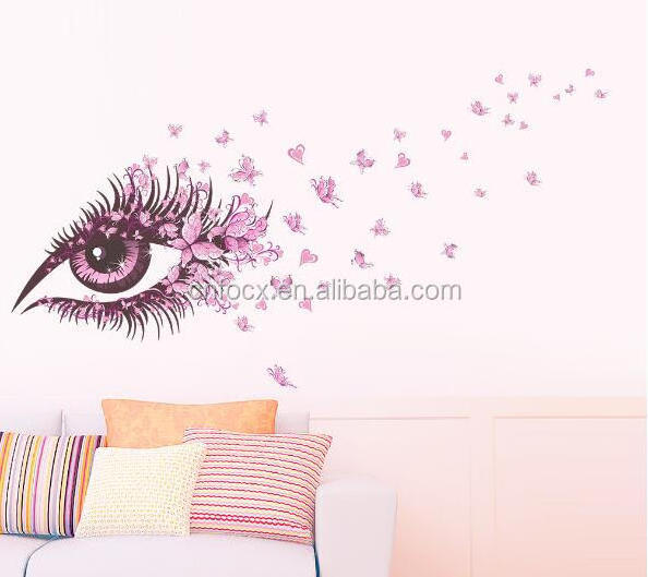 Fairy Girl Eye Wall Sticker / Wall Decal Bedroom / Wall Art sticker