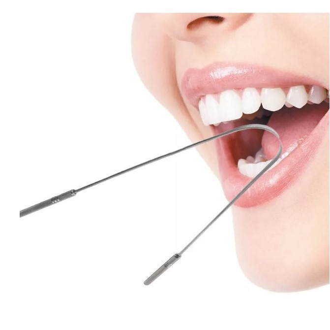 Stainless steel Tongue cleaner / Tongue Scraper / Dental calculus remover