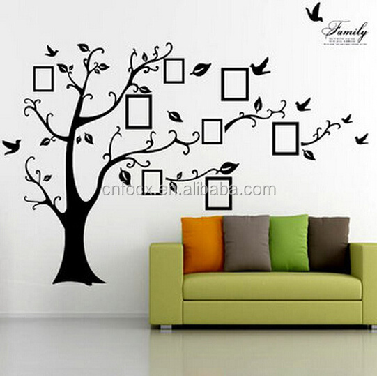 2.5M Removable Memory Tree Picture Frames Wallpaper Photo Wall Stickers / Memory Tree Wall Decals / Wallpaper sticker