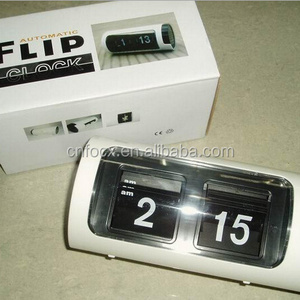 Hot sale auto flip alarm clock/ flip desk clock /auto flip calendar alarm clock