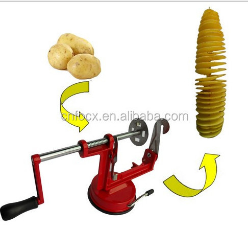 High quality potato spiral slicer/spiral potato slicer/manual potato twister