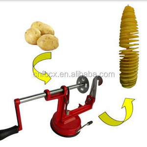 High quality potato spiral slicer/spiral potato slicer/manual potato twister