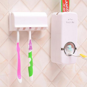 wall mount Toothpaste Dispenser Squeezer / Bathroom Brush Holder / plastic toothpaste squeezer