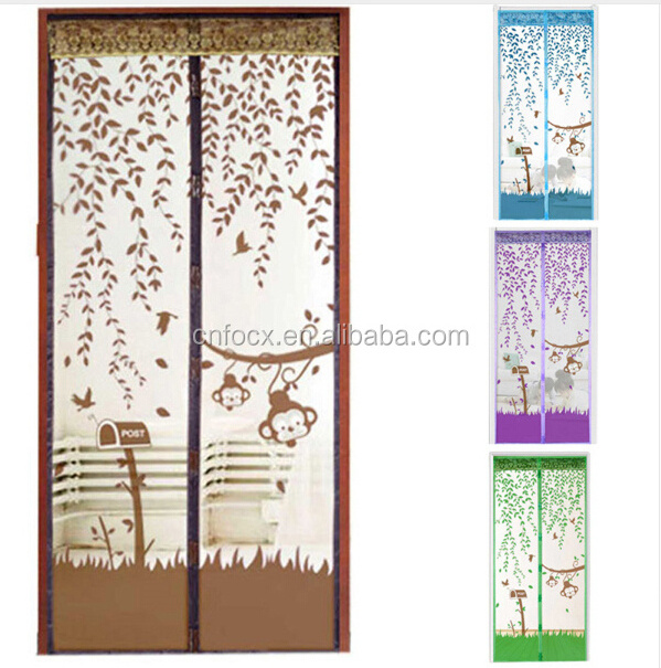 Summer Style Mesh door Mosquito Net / Door Magnets Curtains / magnetic mosquito net door curtain