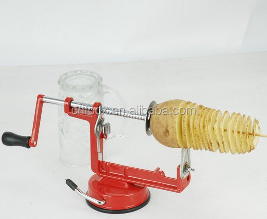 High quality potato spiral slicer/spiral potato slicer/manual potato twister