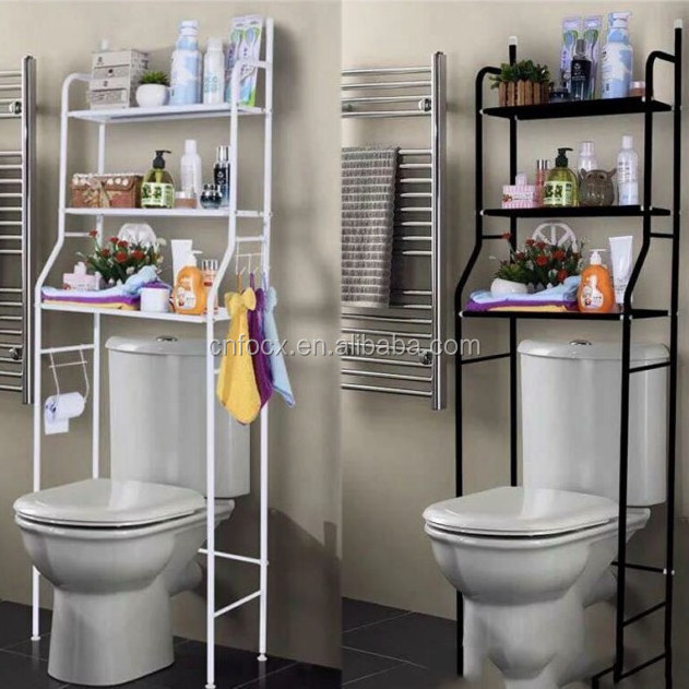 3 Layer bathroom storage shelf / Over Toilet Rack Expandable Shelf / Toilet Storage Rack