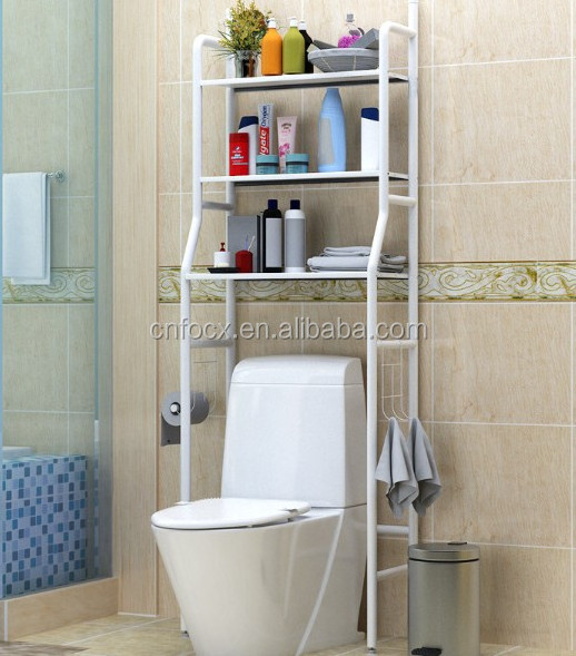 3 Layer bathroom storage shelf / Over Toilet Rack Expandable Shelf / Toilet Storage Rack