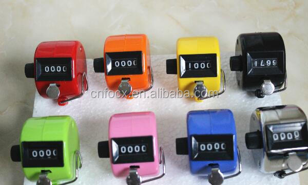 Handheld Manual 4 Digit Number Tally Counter / digital finger tally counter / digital counter clicker