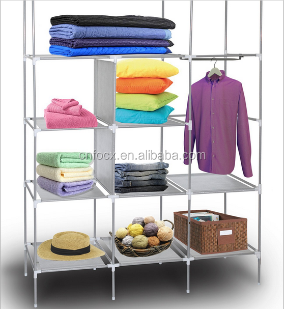 Best sale Folding Wardrobe, Zipper Lid Cover Wardrobe Cabinet for Clothes