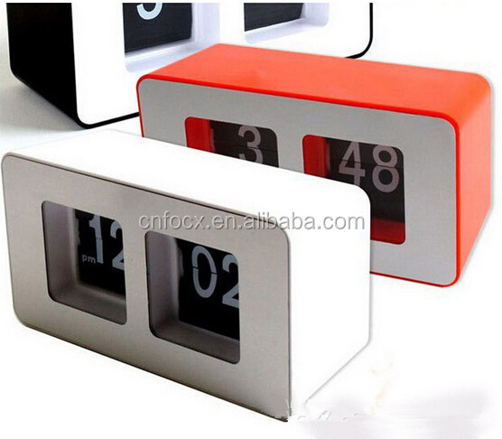 Good design auto flip clock/flip calendar clock /auto flip table clock