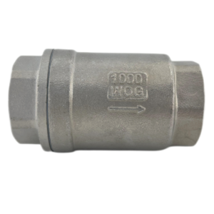 High quality Stainless steel 304 316L Industrial Valves 1/4"-4" DN10-DN100 Vertical Check Valve