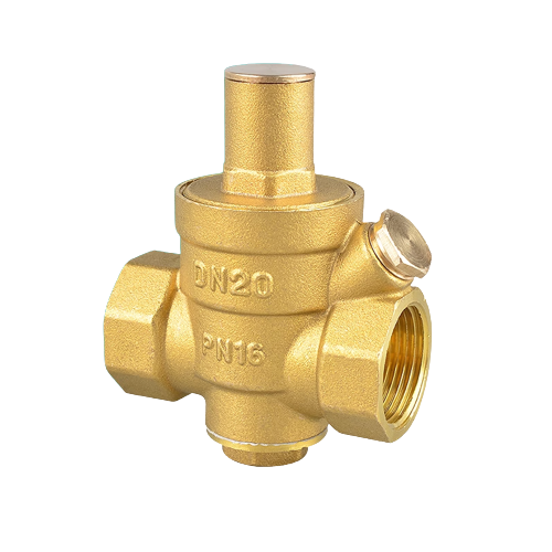 Brass pressure-reducing valve adjustable water heater threaded pressure-reducing valve