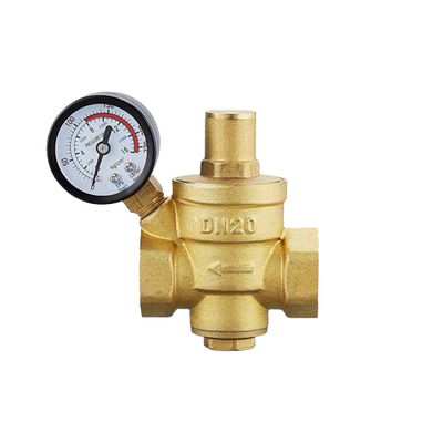 Brass pressure-reducing valve adjustable water heater threaded pressure-reducing valve