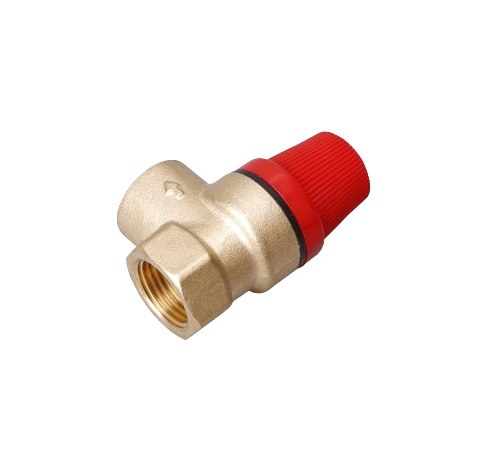 Brass valve wall-mounted boiler safety valve water heater brass drain  internal thread one-way pressure relief valve