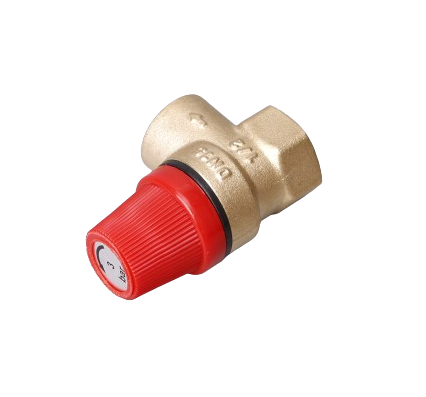 Brass valve wall-mounted boiler safety valve water heater brass drain  internal thread one-way pressure relief valve