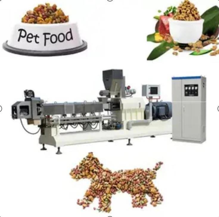 Pet dog food extruder machine kibble dog food machine extruder production line pet food production line