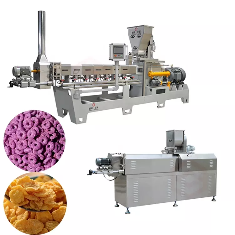 Breakfast cereal corn flakes processing machine with high output and low cost