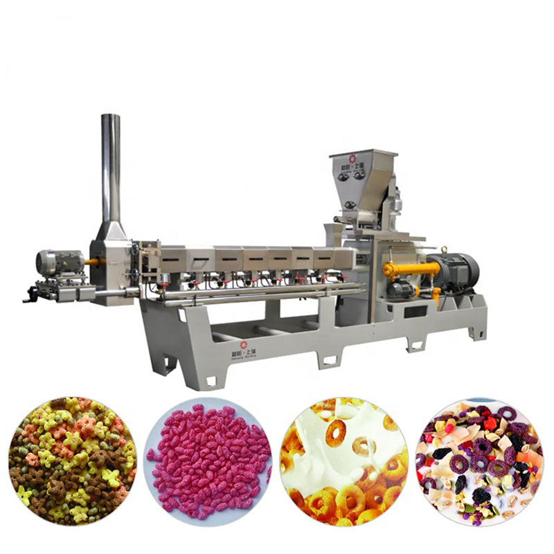 Breakfast cereal corn flakes processing machine with high output and low cost