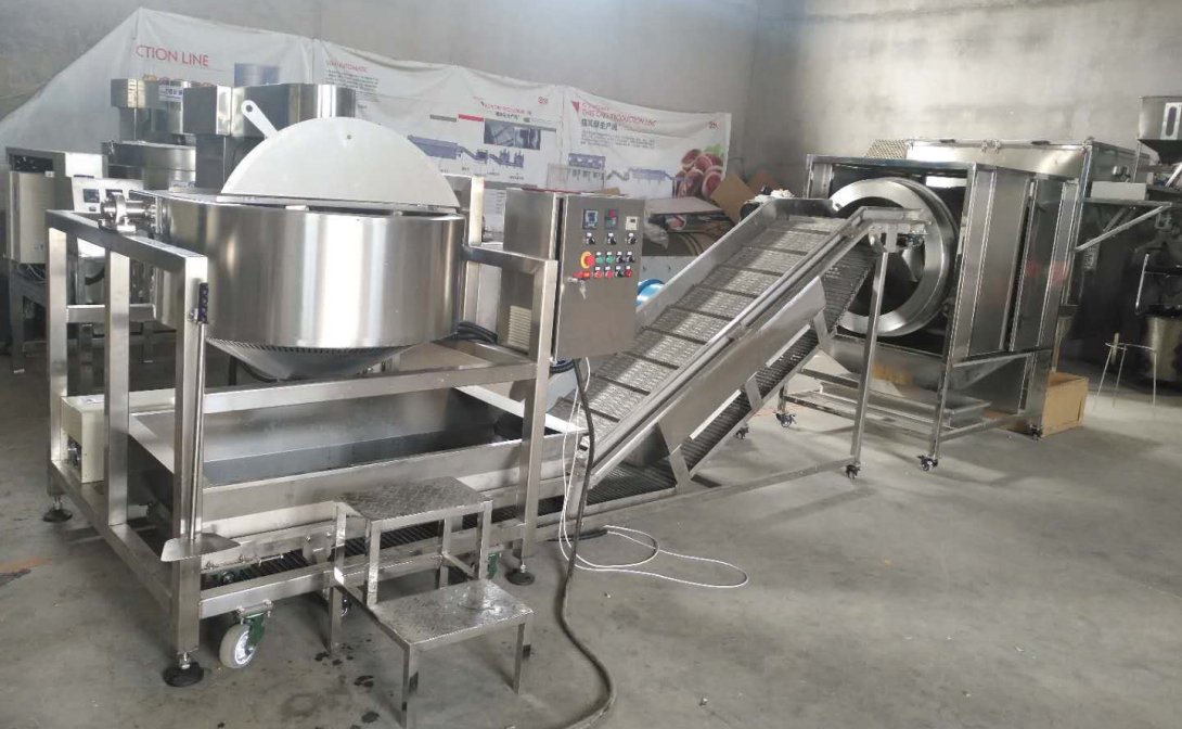 Industrial electric popcorn making machine  automatic  portable caramel popcorn machine with