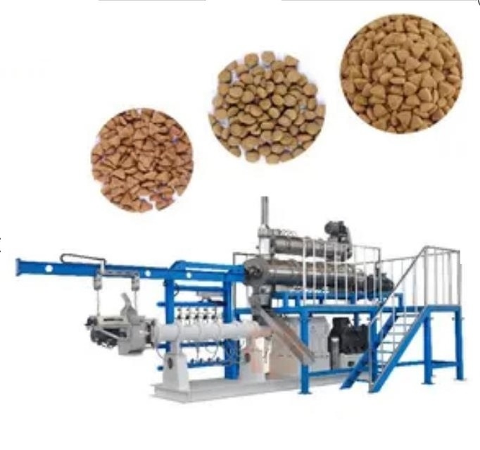 Dog food production equipment fish food manufacturing machinery in factory hot selling pet food machine Factory direct sale