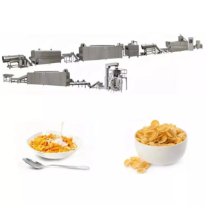 Breakfast cereal corn flakes processing machine with high output and low cost