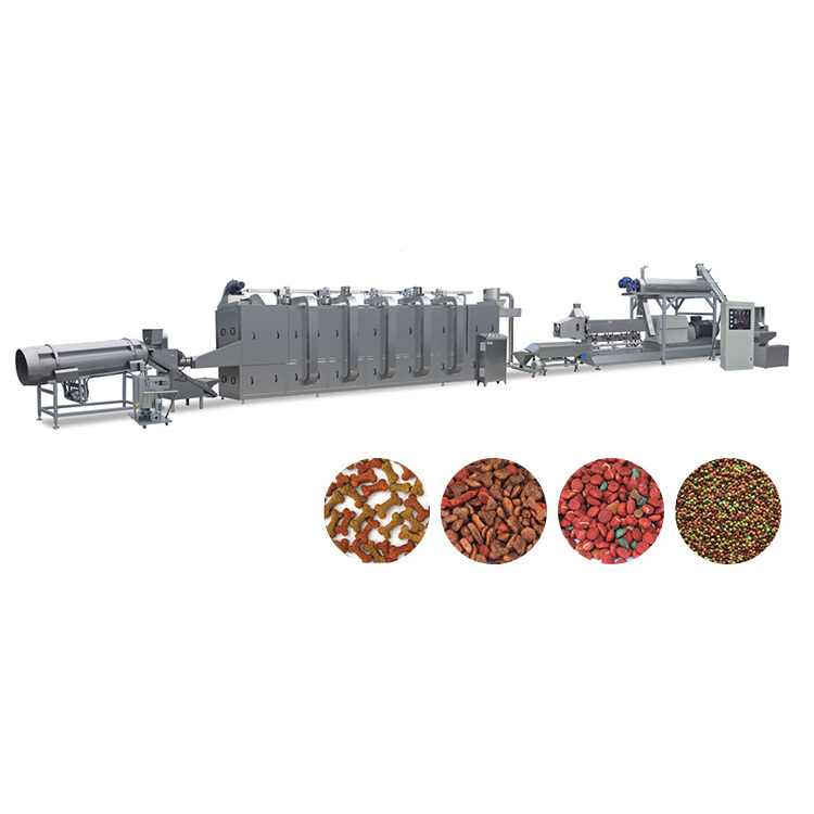 Pet dog food extruder machine kibble dog food machine extruder production line pet food production line