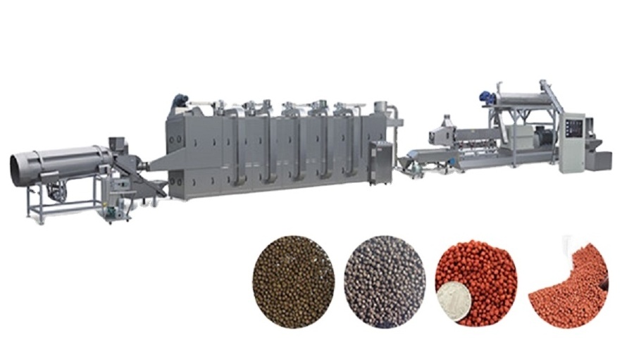 High quality food for trout fish machine complete production line for floating fishes fish feed pellet extruder