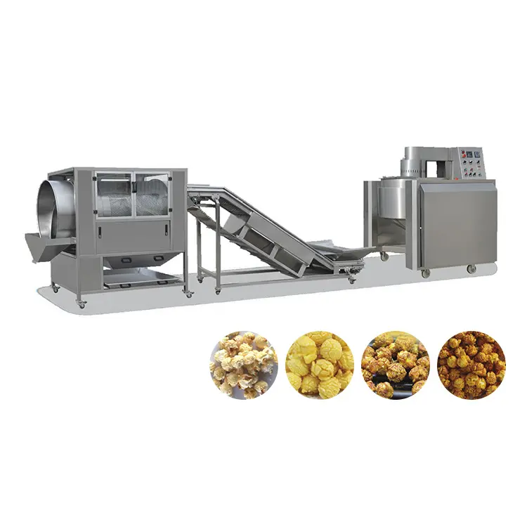 Industrial electric popcorn making machine  automatic  portable caramel popcorn machine with