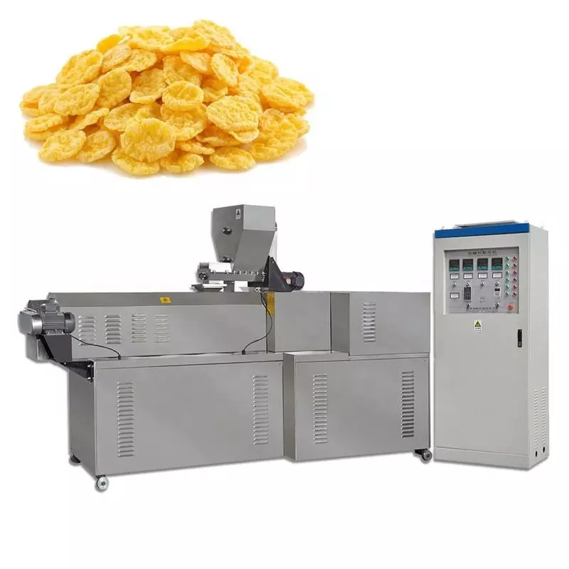 Breakfast cereal corn flakes processing machine with high output and low cost