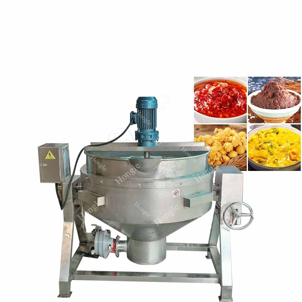 500L Gas Heating Jacketed Kettle With Agitator Sugar Mixer food & beverage machinery