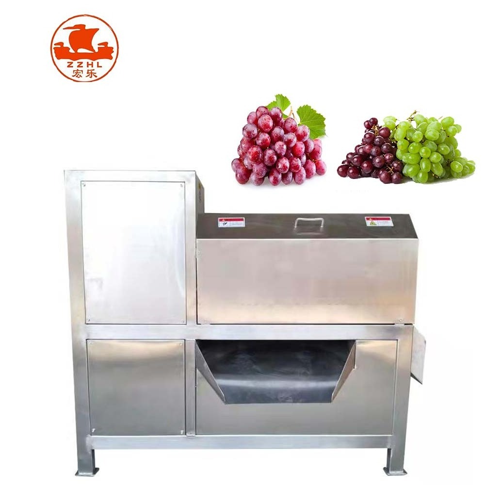 electric grape crusher with stem separator grape destemmer grape stem removing machine price