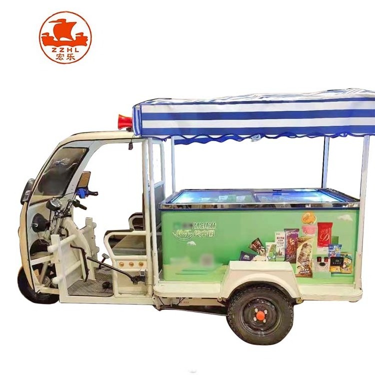 High Quality Mobile Food Trailer Ice Cream Electric Food Truck Kitchen Equipment for Restaurant Food Truck Fruit Shaped