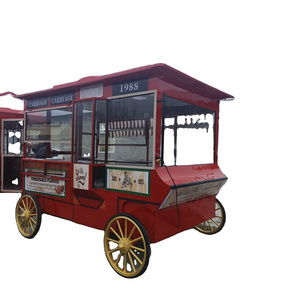 Hot Sale Ice Cream Food Truck Crepe Food Truck Bike Coffee Carts Electric Food Vending Cart for Sale