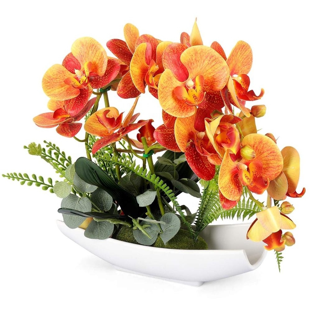 China manufacturer wedding wholesale butterfly orchid artificial flowers