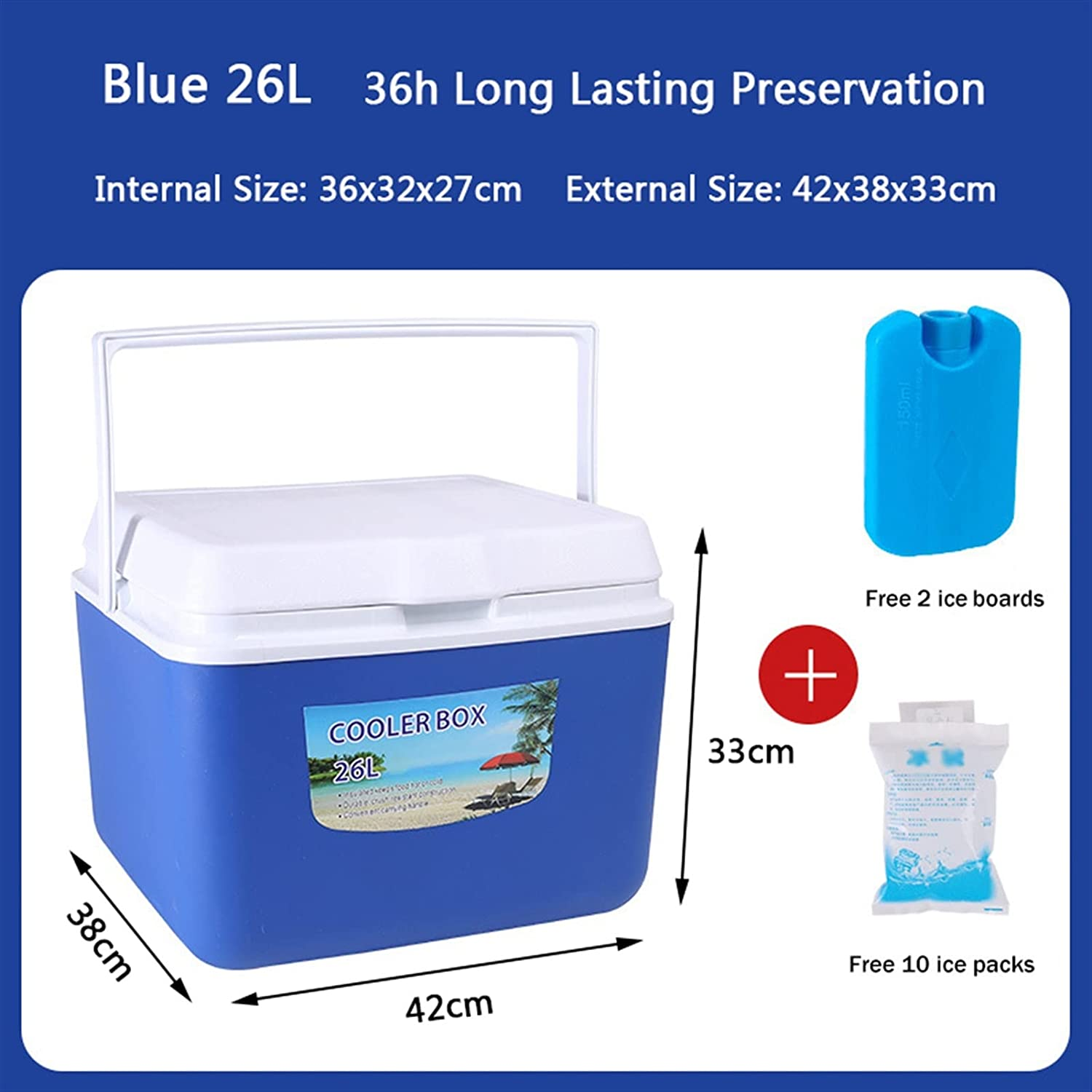 China 25L 13L 80L 150L 300L multifunction Cooler box set Big ice box cooler Vintage electric ice box cooler