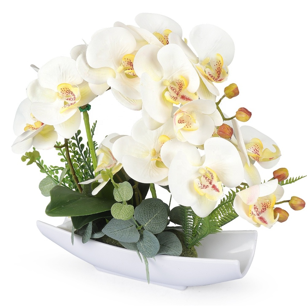 China manufacturer wedding wholesale butterfly orchid artificial flowers