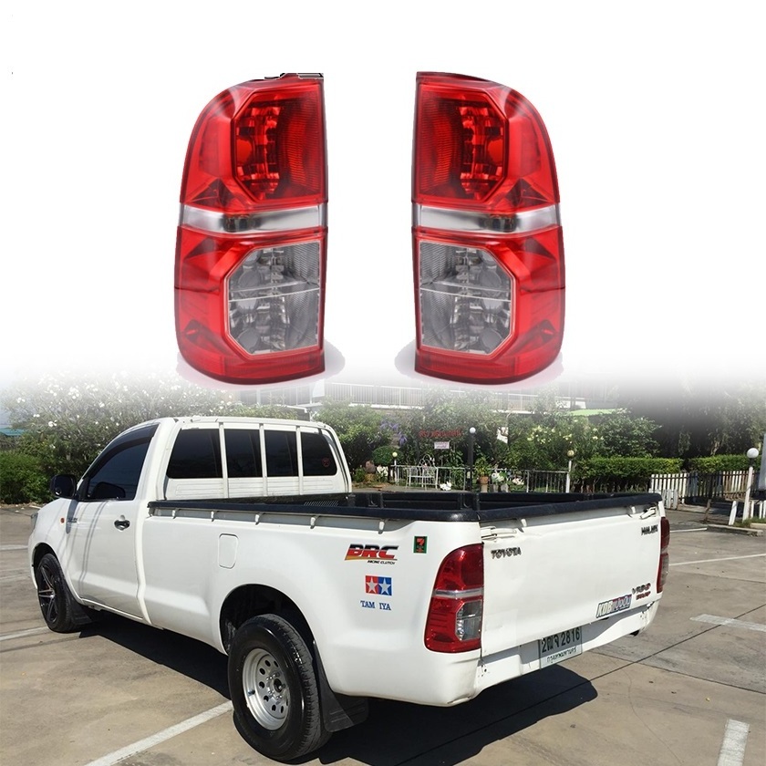 1PCS Rear Bumper Tail Light Cover Tail Lamp Housing Brake Stop Indicator Lamp NO Bulb For Toyota Hilux Vigo Pickup 2012 13 14