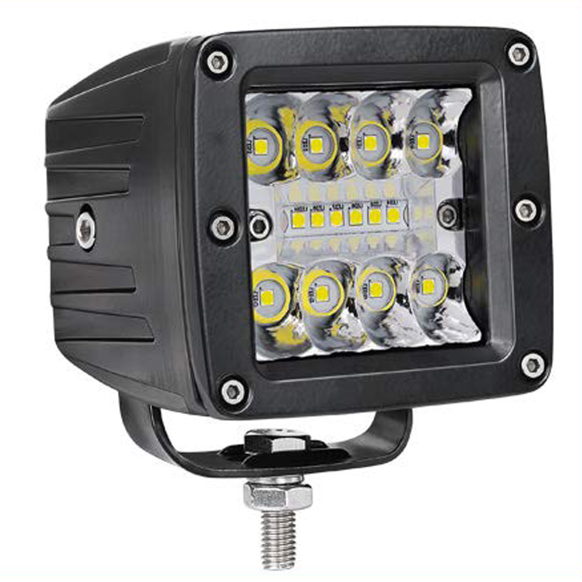 High Selling 3 ROW 16 LED FORTEK Car LED Work Light 24W Spot LED Light Bar 3030LED Truck Tractor Boat Trailer