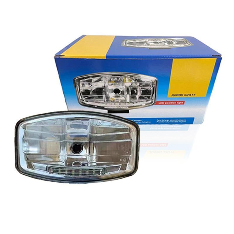 9-32V H7 LED Headlights for Truck High power JUMBO with glass lens for BENZ DAF VOLVO MAN SCANIA RENAULT Truck System