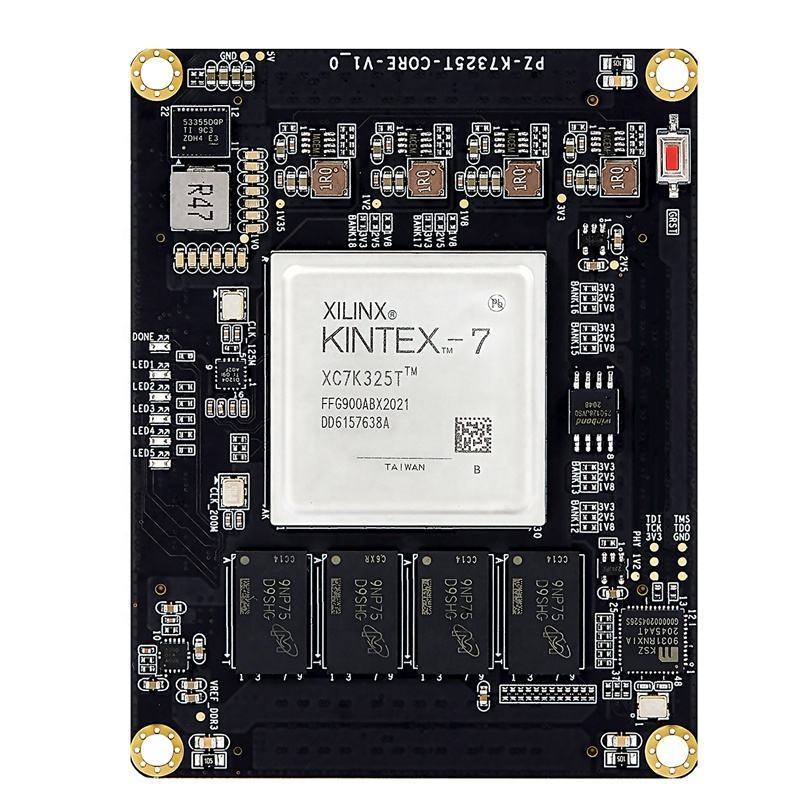 PUZHI PZ-K7325T-SOM Xilinx Kintex-7 XC7K325T Industrial Grade System Module FPGA Core Board With 4 Connectors